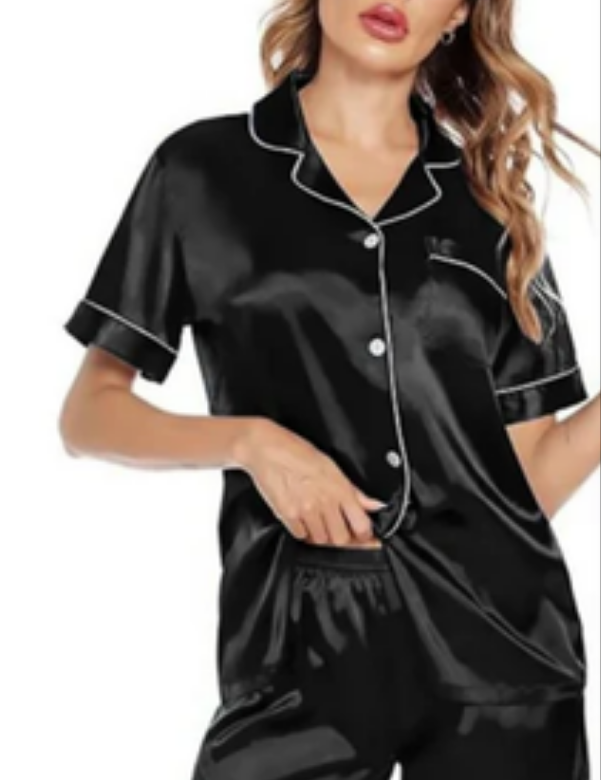 Luna Noir Pajama Set