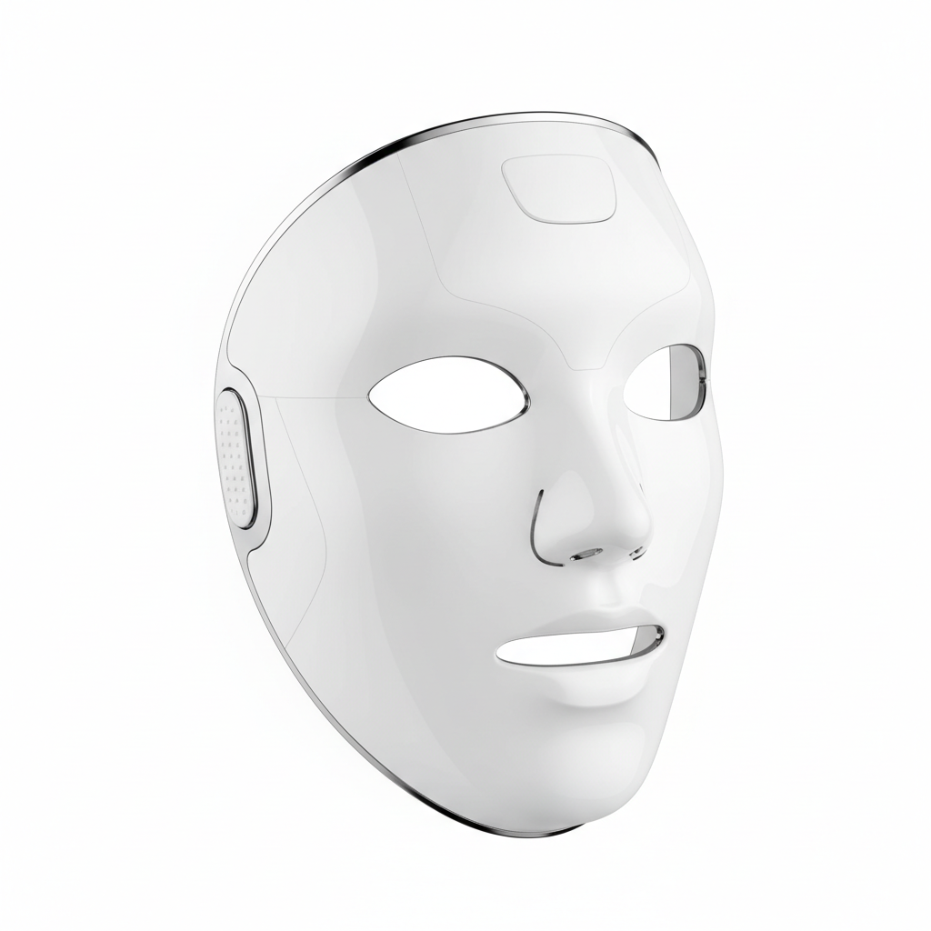 White Facial Mask EMS Vibration Massager product photo