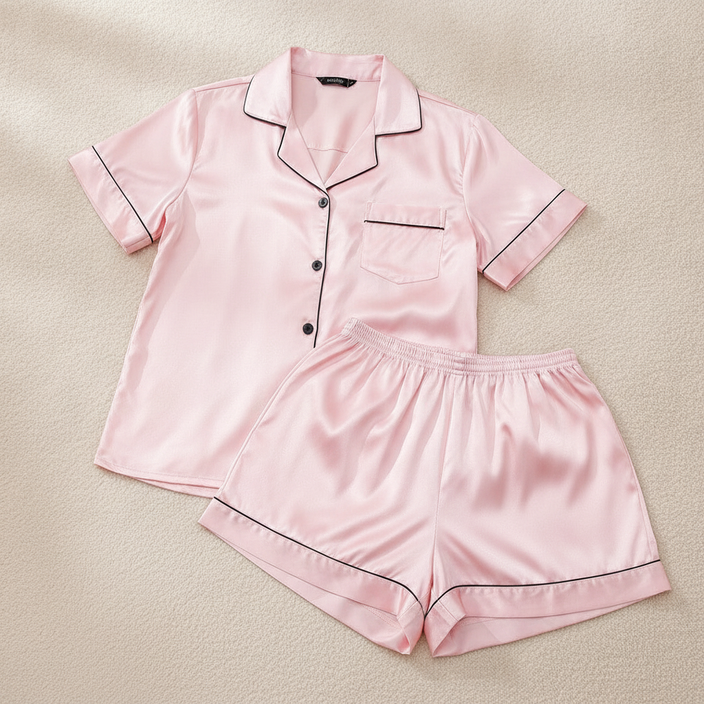 Peony Dream Satin Pajama Set