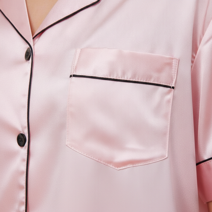 Peony Dream Satin Pajama Set